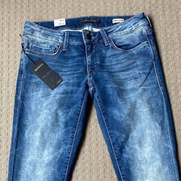 Mavi Serena Women Blue Low Rise Skinny Denim Jeans Sz W28 L32 AU10 - Picture 2 of 11